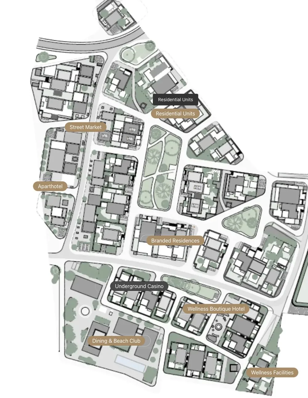 Phase One masterplan